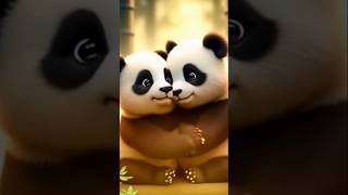 Cute Panda love 🐻 #youtube #cute #panda #love #shorts #trending #viralshort