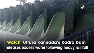 Watch: Uttara Kannada’s Kadra Dam releases excess water following heavy rainfall