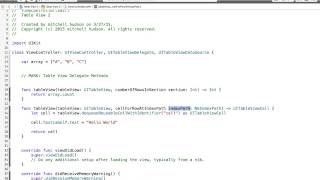 3 TableView Array Data