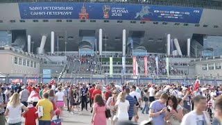 Fans flock to Belgium vs. England 2018 World Cup third place match