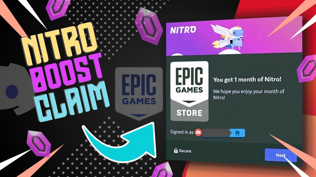 New Promotion 1 Month Nitro Boost Claim By Using Vcc Epic Games X