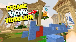 Craftrise'da Efsane Tiktok Videolarını Denedim (EFSANE OLDU!) -minecraft craftrise bedwars