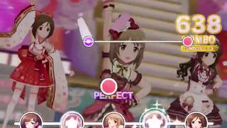 [デレステ] ショコラ・ティアラ Master+ Lv.28  3D標準 フルコンボ （三村加奈子SSR CENTER)