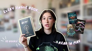 may reading wrap up! | 10 books!
