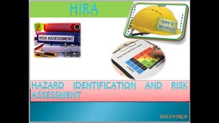 HIRA, Hazard Identification and Risk Assessment HOW TO PREPARE HIRA, HIRA in Safety