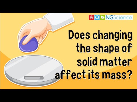 Does Matter take up space and has mass?