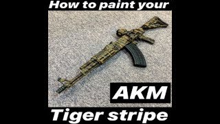 How to paint your AK47: Tiger Stripe.