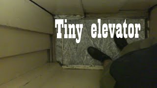 Smallest elevator! TINY Vintage Curtis Traction elevator @ 100 W 23rd st New York City New York