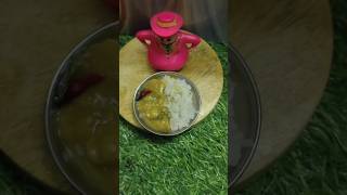 Miniature Dal chawal | miniature cooking | #shortvideo #miniaturecooking #youtubeshorts