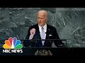 Watch President Biden’s Full Remarks At The U.N. General Assembly