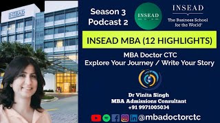 INSEAD MBA (12 Highlights)