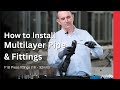 RIIFO | How to Install Multilayer Pipes and Fittings（F18 Press Fitting 16 32mm & PAP B1 Pipe）