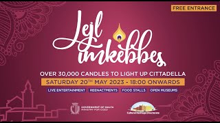 Lejl Imkebbes - Festival of Lights 2023 - Cittadella Gozo