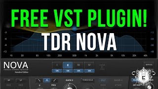 Free VST Plugin: TDR Nova by Tokyo Dawn, Dynamic Equalizer