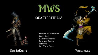 NotSoEmpty (Seamus) vs Popedarpa (Misaki) - Malifaux WS Championship Quarterfinals