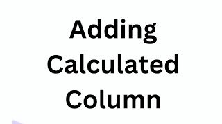 Calculated column in MySql