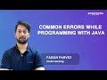 Common Errors while Programming with Java | Java Tutorial for Beginners | Great Learning