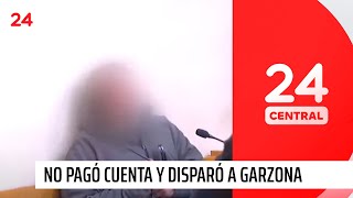 Cliente no pagó la cuenta y disparó a garzona | 24 Horas TVN Chile