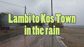 Rainy Walk from Lambi to Kos Town: Exploring Kos in Wet Weather