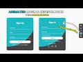 Color Switch Animated Login and Registration Form with HTML CSS & Javascript