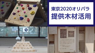 東京2020オリパラ提供木材活用施設の設置・お披露目式