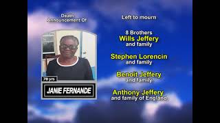 Janie Fernande ~ Long Obituary