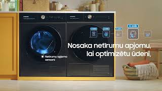 Samsung veļas mašīnas ar AI Wash funkciju