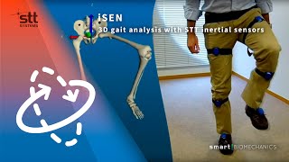 3D gait analysis with STT inertial sensors