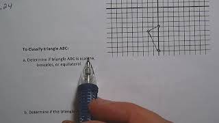 Classifying Triangles (Coordinate Geometry)