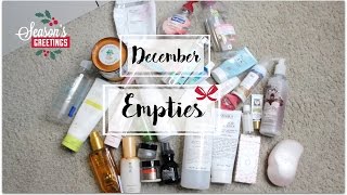 🎄2016年的最后一只空瓶记🎄 | December Empties