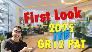 CAT PAT 2025 | GRADE 12 | Let's take our first look