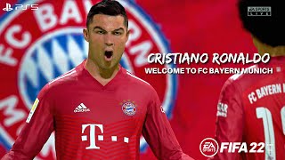 FIFA 22 - Bayern Munich vs. Man City - Cristiano vs. Haaland - Full Match PS5 Gameplay | 4K