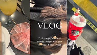 vlog）週5で大学に通う理系大学生日常vlog🤍🍃/勉強とプライベートの両立/新宿/表参道/カフェ