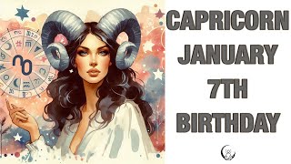 Capricorn January 7th? Your Birthday's Secret Power: Unlocking Your Potential. Free Birthday Card!