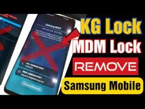 Como Desbloquear MDM Kg Lock All Samsung All Bit Android 11-13 KG ...