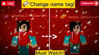 📣NEW UPDATE: HOW TO CHANGE CUSTOM TAGS IN MULTICRAFT!!! || @bestie_1Multicraft