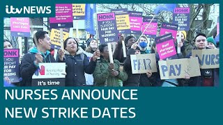 Nurses set to walk out of A\u0026E and intensive care as strike action escalates | ITV News