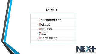 NExT_Appraising the Evidence - Introduction Part 2