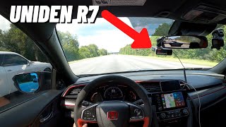 Testing out my new Radar Detector with my Civic Type R!