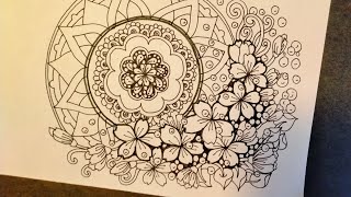 Zentangle Mandala Floral and Doodle Patterns idea: 🌺 Do you like Cherry blossom?