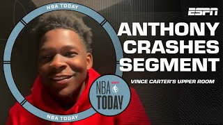 Anthony Edwards crashes Vince Carter's Upper Room | NBA Today