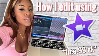How I Edit Youtube Videos Using Imovie! *FREE* Beginner friendly