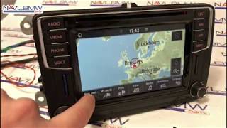 VW DISCOVER MEDIA STD2 Satnav NAVIGATION Retrofit EU Maps Bluetooth carplay DAB +map
