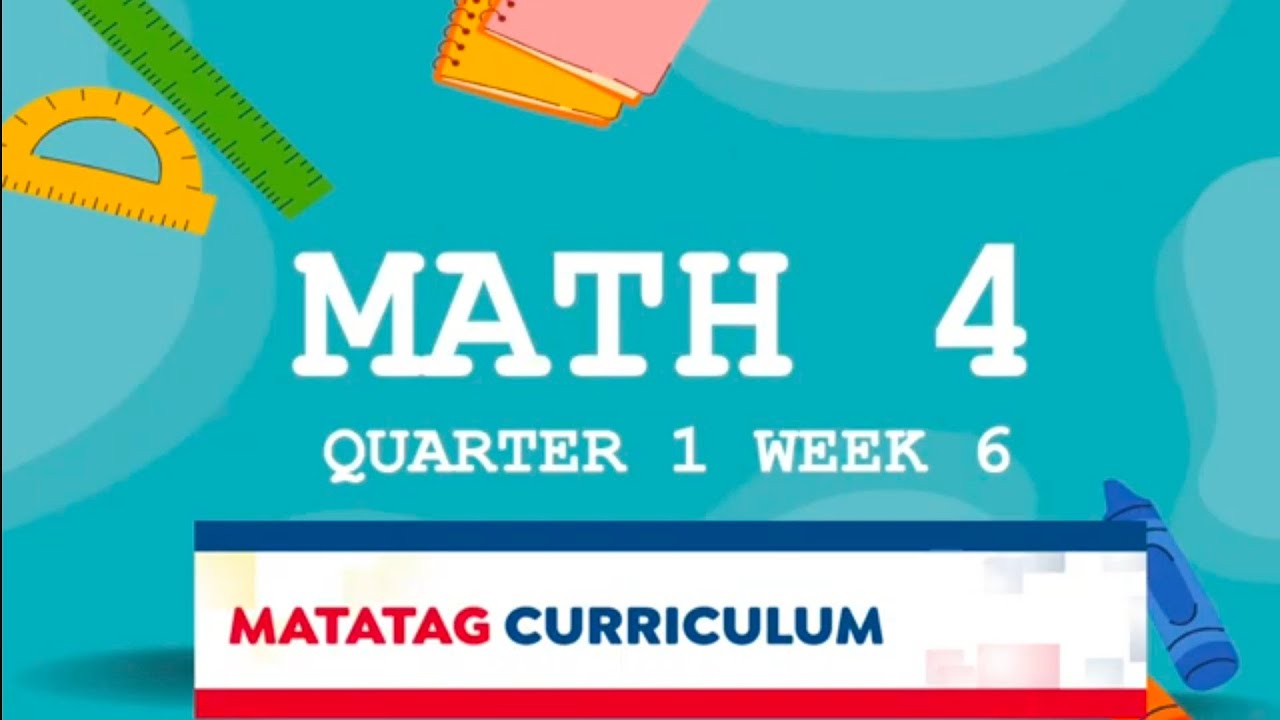 Matatag Math 4 Quarter 1 Week 6 Day 1 5 Youtube