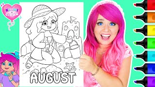 Coloring Kimmi The Clown Calendar Coloring Book School Bus Coloring