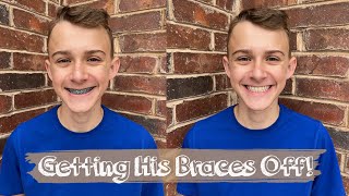 Garrett Gets His Braces Off!