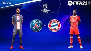 FIFA 23 PS5 - PSG vs Bayern Munich - UEFA Champions League Round 16 | 4K Gameplay