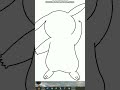 Draw pokémon pikachu using python turtle in tamil #viral #shorts #pikachu #python #wednesday