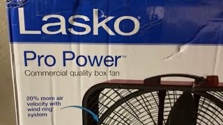 Lasko Pro-Power “Commercial Quality” Box Fan B20548 (2021-22)