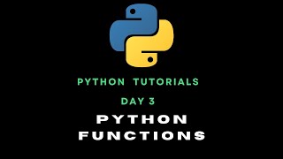 Python Day 03 : Functions